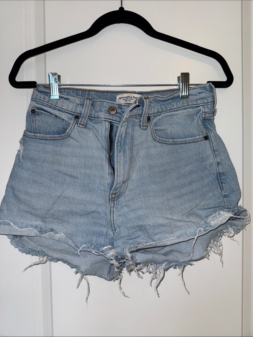 Abercrombie and Fitch The Mom Short High Rise Curve Love 4/27 - Picture 3 of 5